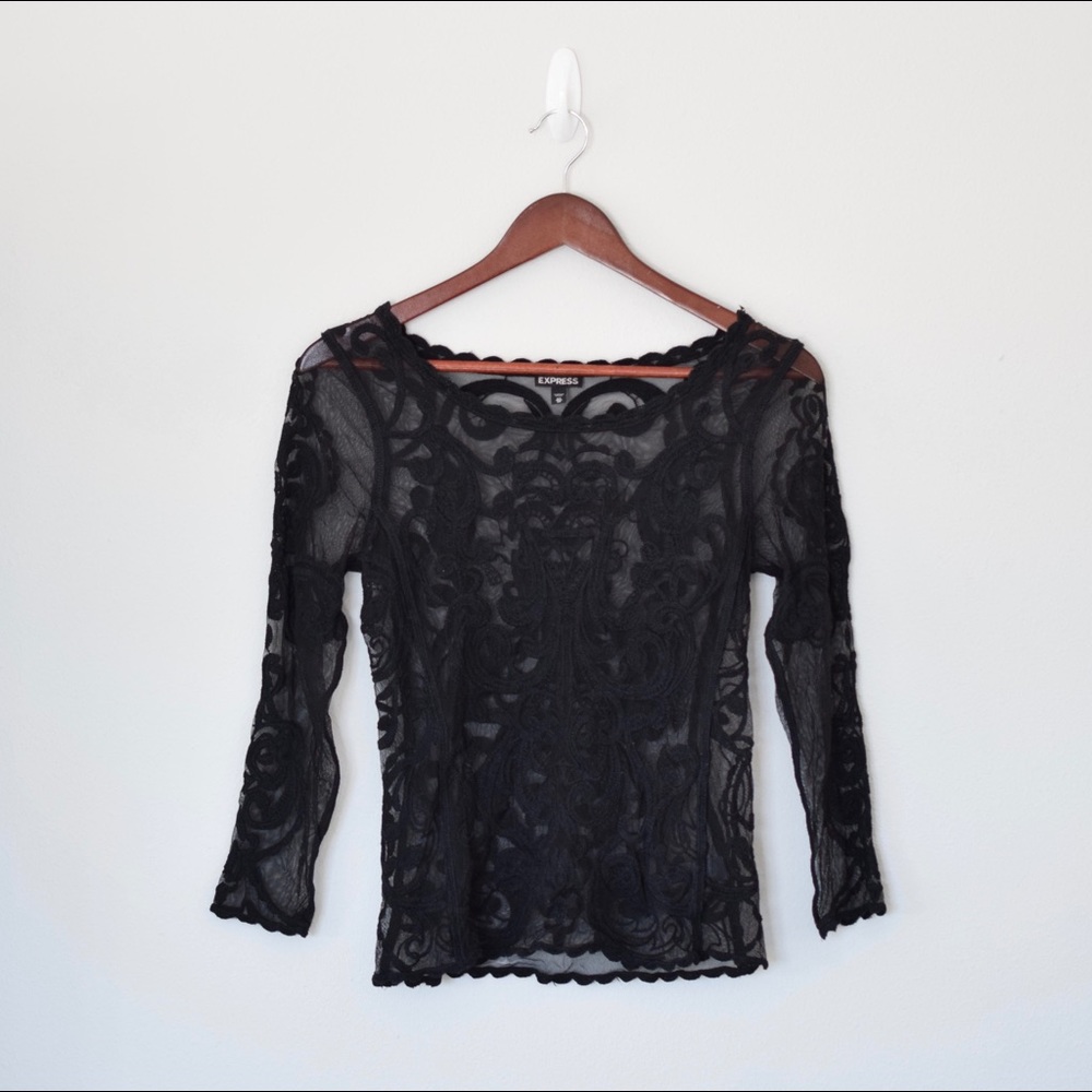 Express sheer top